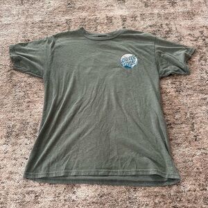 Santa Cruz Skateboards Olive Green Kids Tee